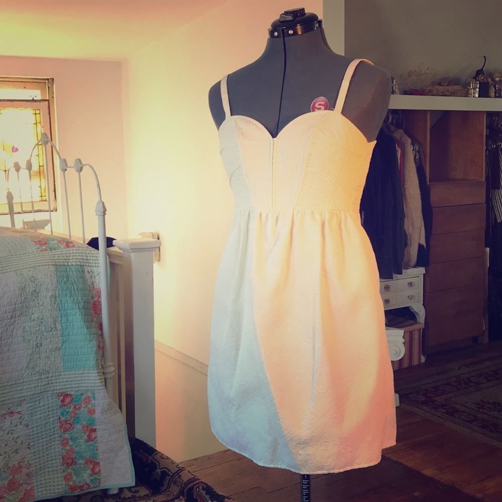 Greylin Metropark White Dress Spaghetti Strap